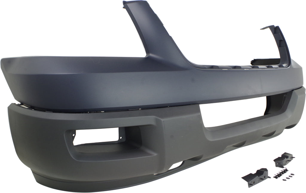 EXPEDITION 03-03 FRONT BUMPER COVER, Upper and Lower, Primed, Platinum, XLT Model, w/o Absorber