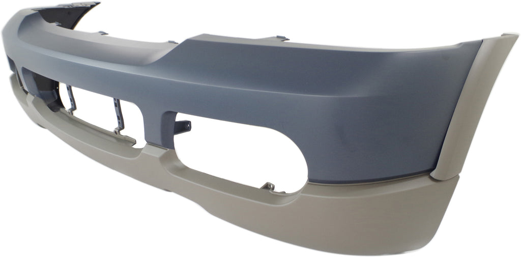 EXPLORER 02-02 FRONT BUMPER COVER, Top-Primed, Bottom-Textured (Beige), XLT Model
