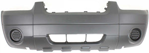 ESCAPE 05-07 FRONT BUMPER COVER, Textured, w/o Fog Light Holes, XLS Model(w/o fender flares)