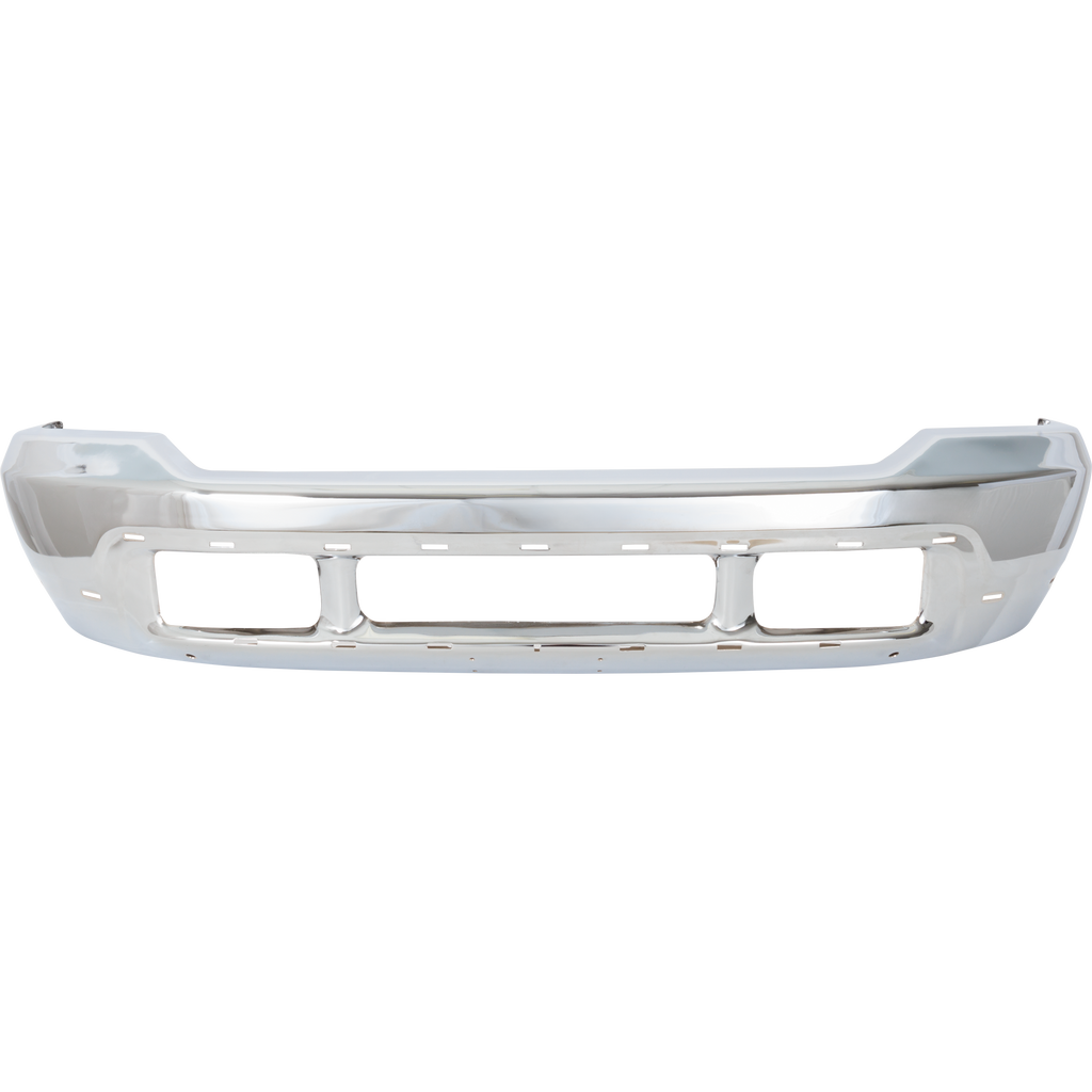 F-SERIES SUPER DUTY/EXCURSION 99-04 FRONT BUMPER, Chrome, w/ Holes for Lower Cover