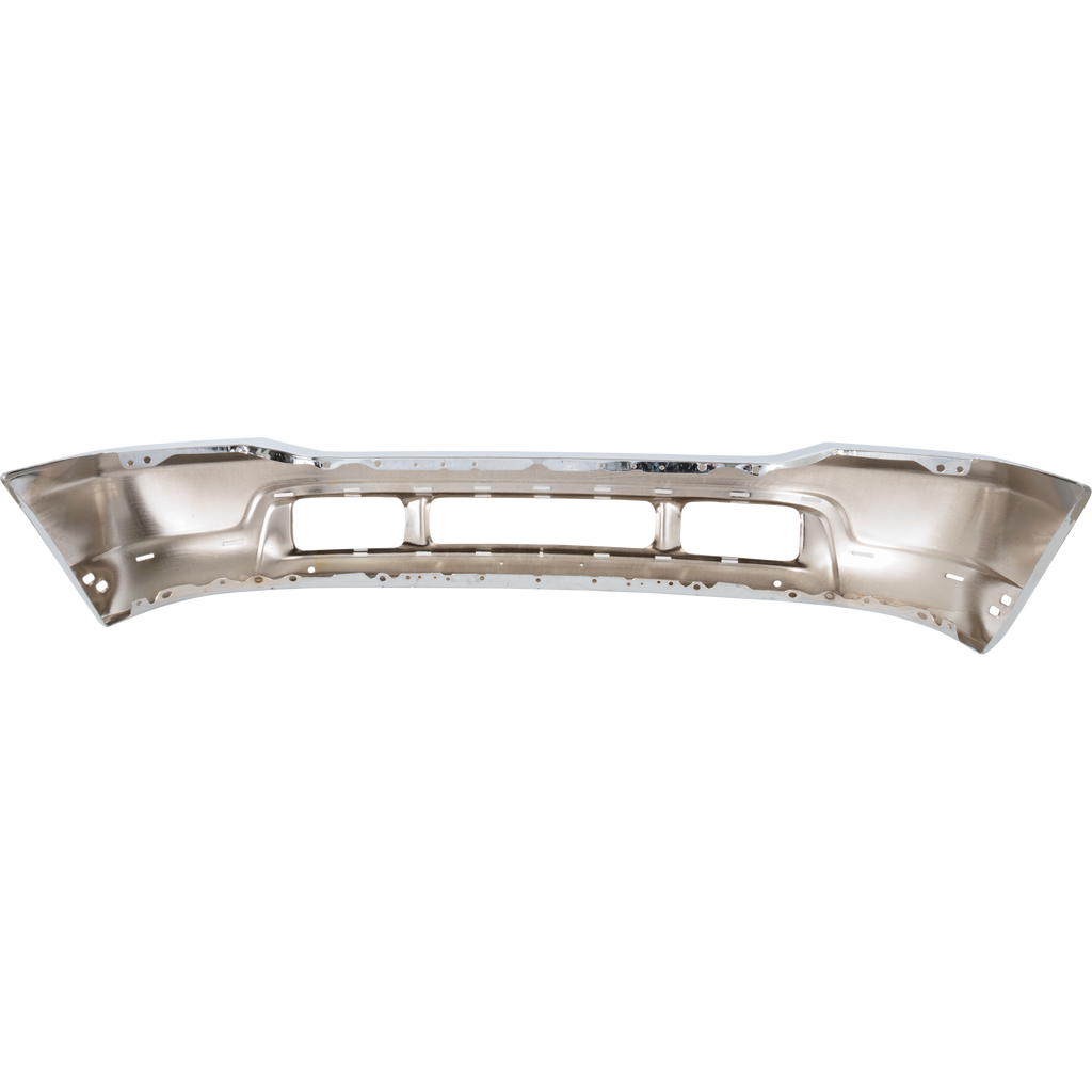 F-SERIES SUPER DUTY/EXCURSION 99-04 FRONT BUMPER, Chrome, w/ Holes for Lower Cover