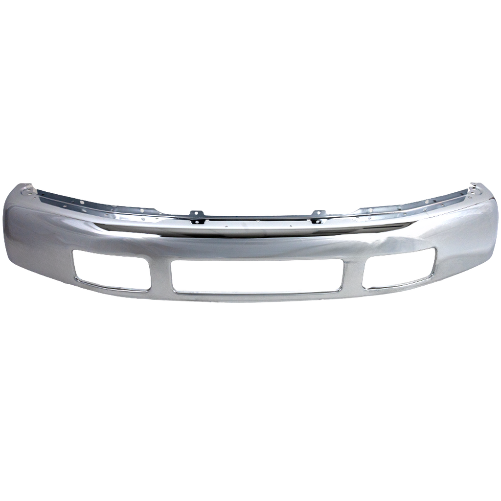 F-SERIES SUPER DUTY/EXCURSION 05-07 FRONT BUMPER, Chrome, w/o Fender Flare holes