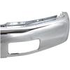 F-SERIES SUPER DUTY/EXCURSION 05-07 FRONT BUMPER, Chrome, w/o Fender Flare holes