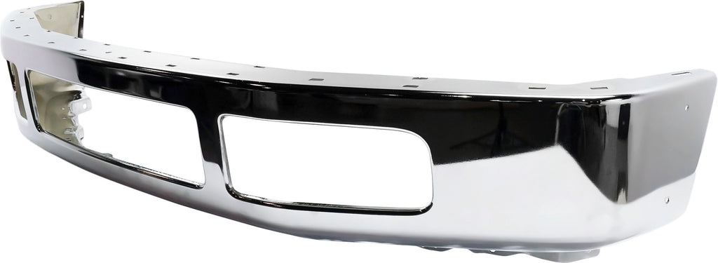 F-450 SUPER DUTY 08-10 FRONT BUMPER, Chrome, Steel, w/ Moulding Hole