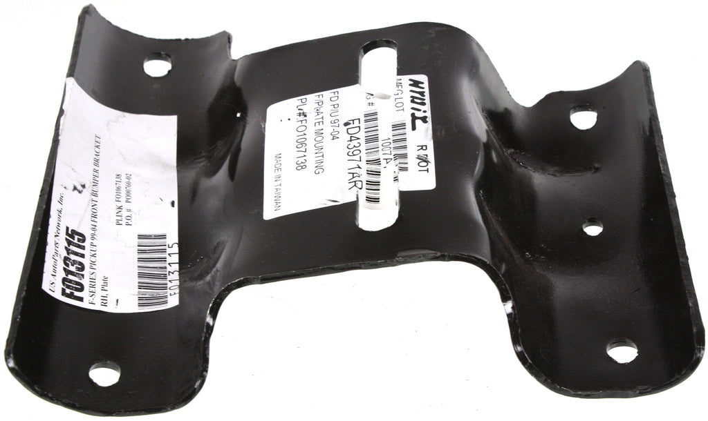 F-SERIES 99-04 FRONT BUMPER BRACKET RH, Plate