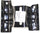 F-SERIES 99-04 FRONT BUMPER BRACKET RH, Plate