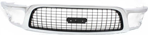 EXPEDITION 99-99 GRILLE, ABS Plastic, Chrome Shell/Painted Gray Insert, XLT Model