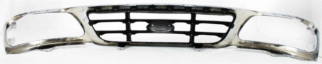 F-150 99-03 GRILLE, Cross Bar Insert, Chrome Shell, w/PTM Insert, w/o STX Model, also fits 2004 Heritage model