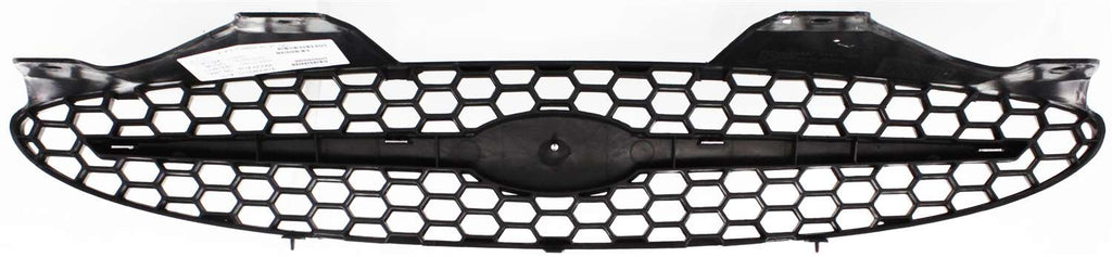 TAURUS 00-03 GRILLE, Painted Black Shell and Insert, (02-03 w/o Sport Edition), w/ Chrome Center Bar