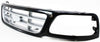 F-150 99-04/F-250 99-99 GRILLE, Black Shell w/ Silver Insert, XL/XLT/Lariat Models, Cross Bar