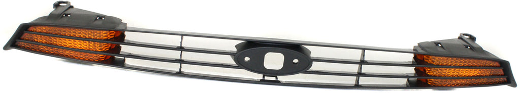 FOCUS 00-04 GRILLE, Paintable Shell and Insert, w/ Amber Turn Signal Lamps, w/o SVT Model