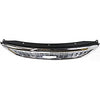 WINDSTAR 01-03 GRILLE, Plastic, Chrome Shell/Painted Black Insert, Exc Limited Model