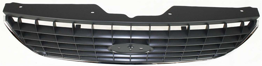 EXPLORER 02-05 GRILLE, Gray Shell and Insert, w/ Chr Molding, (Exc. Postal Model)