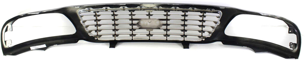 F-150 01-03 GRILLE, Horizontal Bar, Black Shell, w/ Chrome Insert, Lightning Model