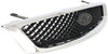 FOCUS 05-07 GRILLE, Chrome Shell/Painted Black Insert, w/o Appearance Pkg