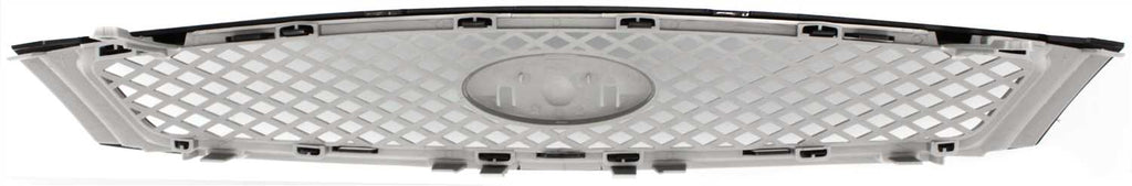 FOCUS 05-07 GRILLE, Painted Black Shell/Painted Silver Gray Insert, w/o Appearance Pkg