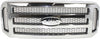 EXCURSION 05-05/F-SERIES SUPER DUTY 05-07 GRILLE, Chrome Shell/Painted Gray Insert