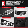 RANGER 04-05 GRILLE, Horizontal Bar Insert, Painted Black Shell and Insert, 2WD, XL/XLT/Edge/Tremor Models