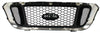 RANGER 04-05 GRILLE, Honeycomb Insert, Chrome Shell/Painted Argent Insert