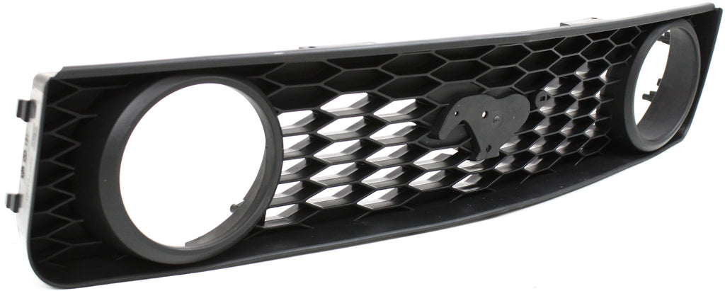 MUSTANG 05-09 GRILLE, Honeycomb Insert, Textured Black Shell and Insert, GT Deluxe/GT Premium Models