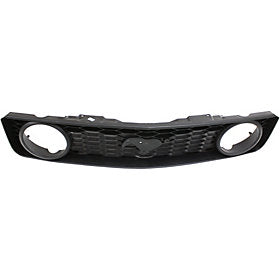 MUSTANG 05-09 GRILLE, Honeycomb Insert, Textured Black Shell and Insert, GT Deluxe/GT Premium Models