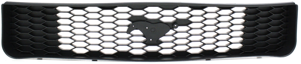 MUSTANG 05-09 GRILLE, Honeycomb Insert, Painted Black Shell and Insert, Base Deluxe/Base Premium Models, w/o Pony Pkg