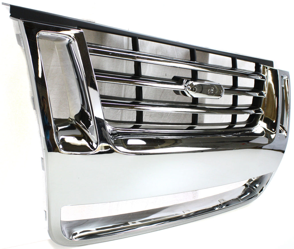 EXPLORER 06-10/EXPLORER SPORT TRAC 07-10 GRILLE, Plastic, Chrome, Eddie Bauer Model