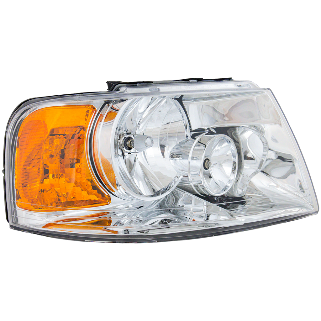 EXPEDITION 03-06 HEAD LAMP RH, Assembly, Halogen, Chrome Interior