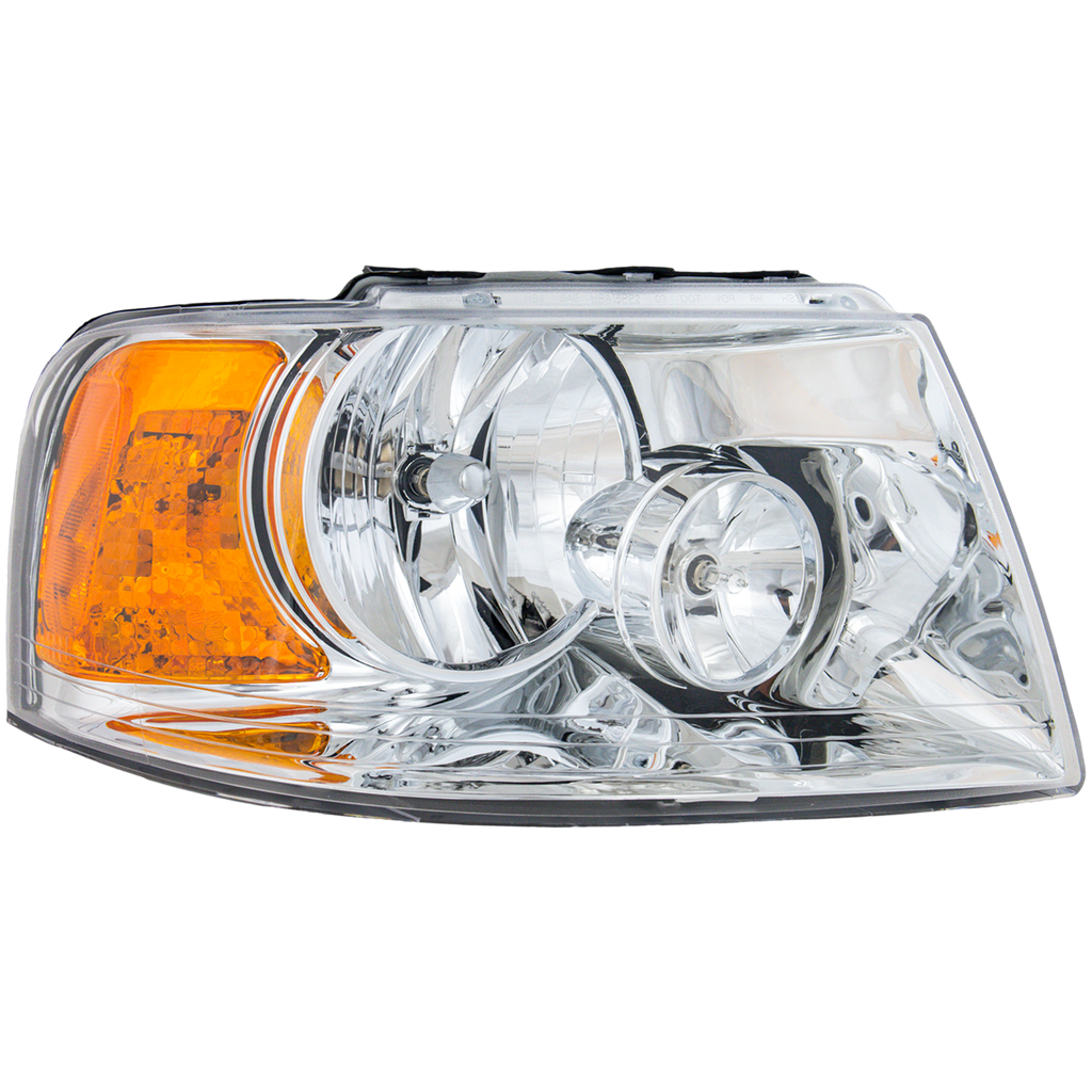 EXPEDITION 03-06 HEAD LAMP RH, Assembly, Halogen, Chrome Interior