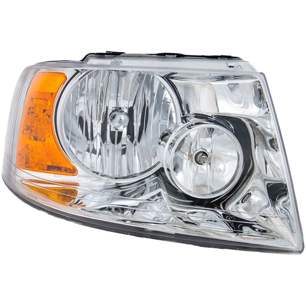 EXPEDITION 03-06 HEAD LAMP RH, Assembly, Halogen, Chrome Interior