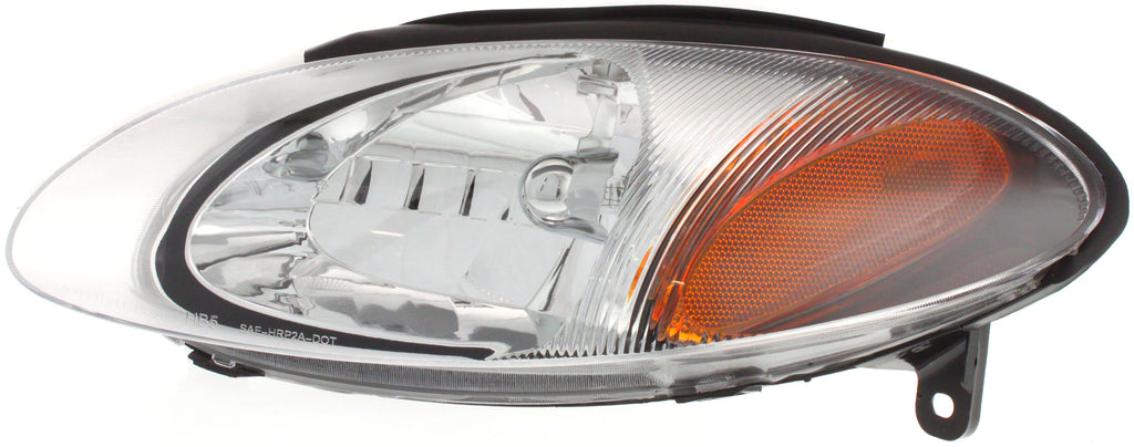 ESCORT 98-03 HEAD LAMP LH, Assembly, Halogen, Coupe