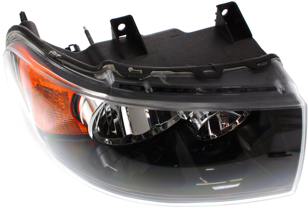 EXPEDITION 03-06 HEAD LAMP RH, Assembly, Halogen, Black Interior