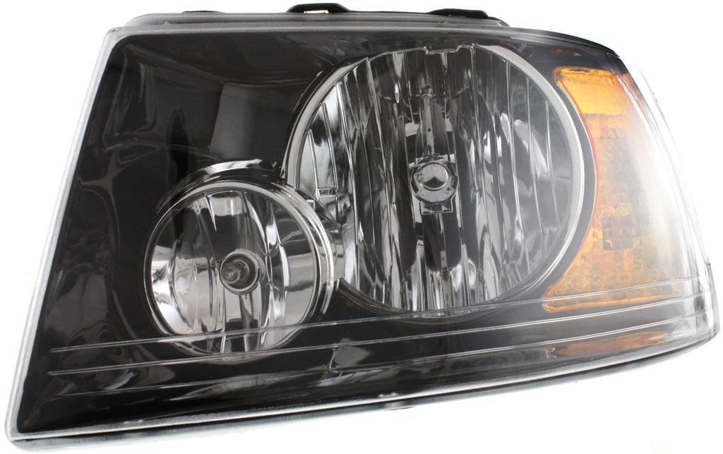 EXPEDITION 03-06 HEAD LAMP LH, Assembly, Halogen, Black Interior