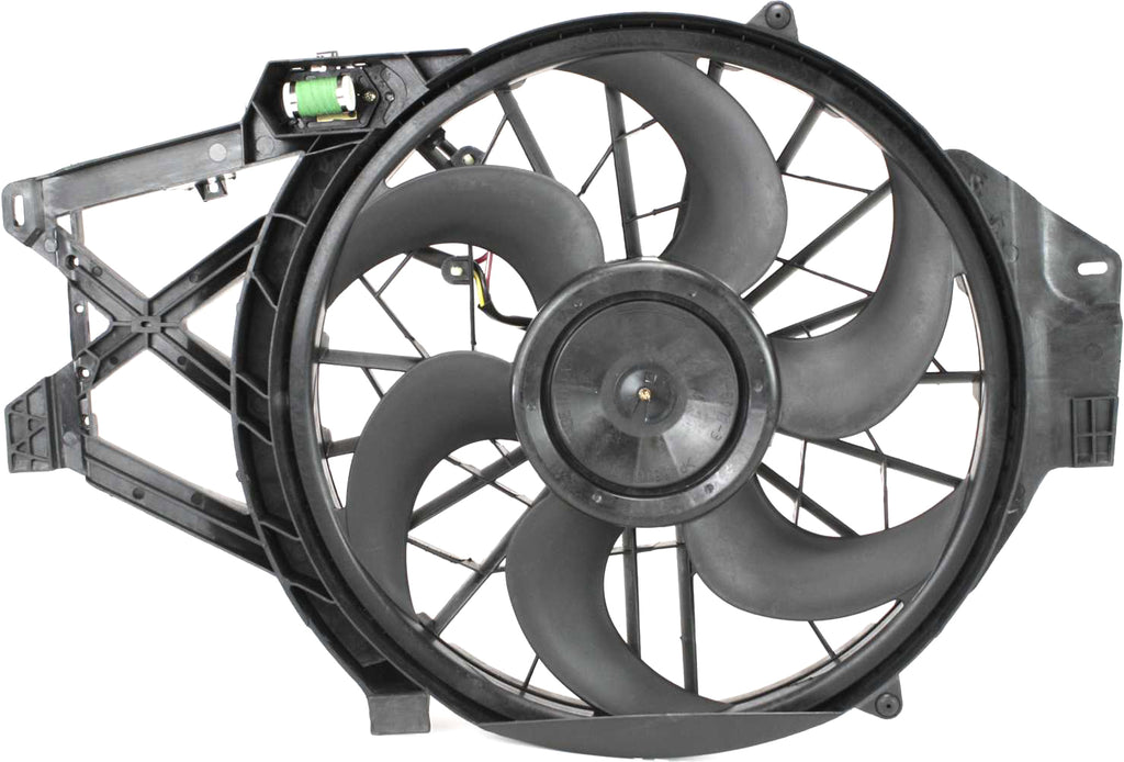 MUSTANG 01-04 RADIATOR FAN ASSEMBLY, V8, 4.6L