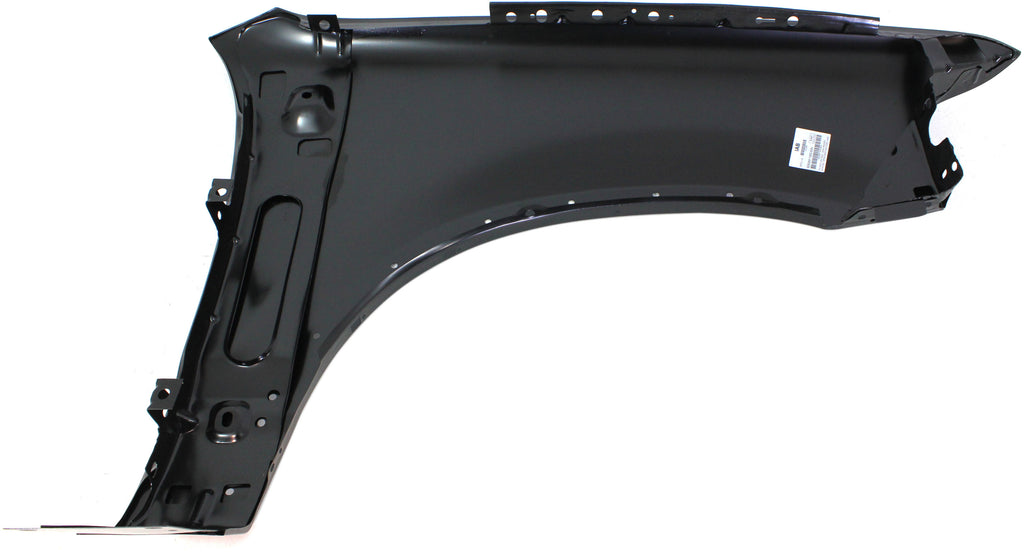 EXPLORER 02-05 FRONT FENDER LH, Primed, (Exc. Sport Model), Steel, w/ Wheel Opening Mldg Holes, w/o Sgl Lgt Hole