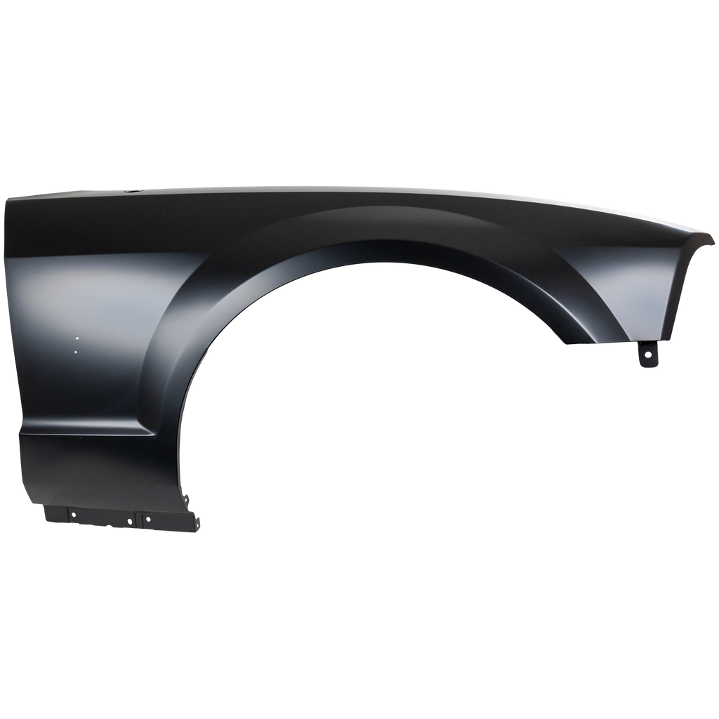 MUSTANG 05-09 FRONT FENDER RH, Primed, w/ Wheel Opening Molding Holes, w/ Antenna Hole, GT Model - CAPA