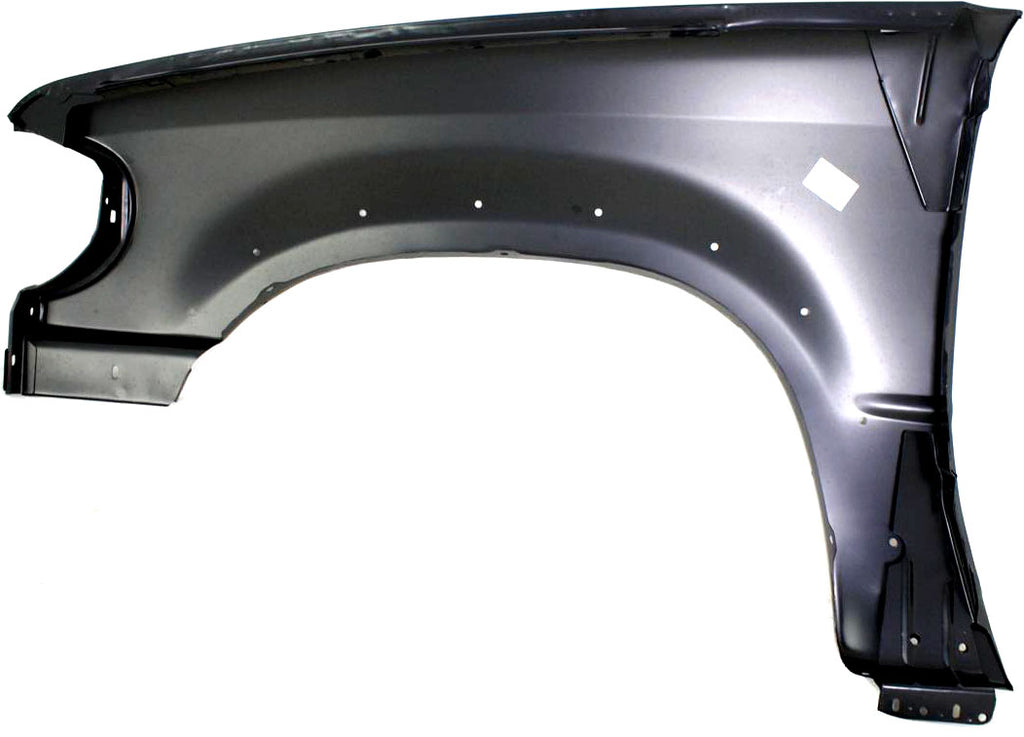 EXPLORER 95-01/MOUNTAINEER 97-01 FRONT FENDER RH, Primed, w/ Wheel Opening Molding Holes (9 Holes)