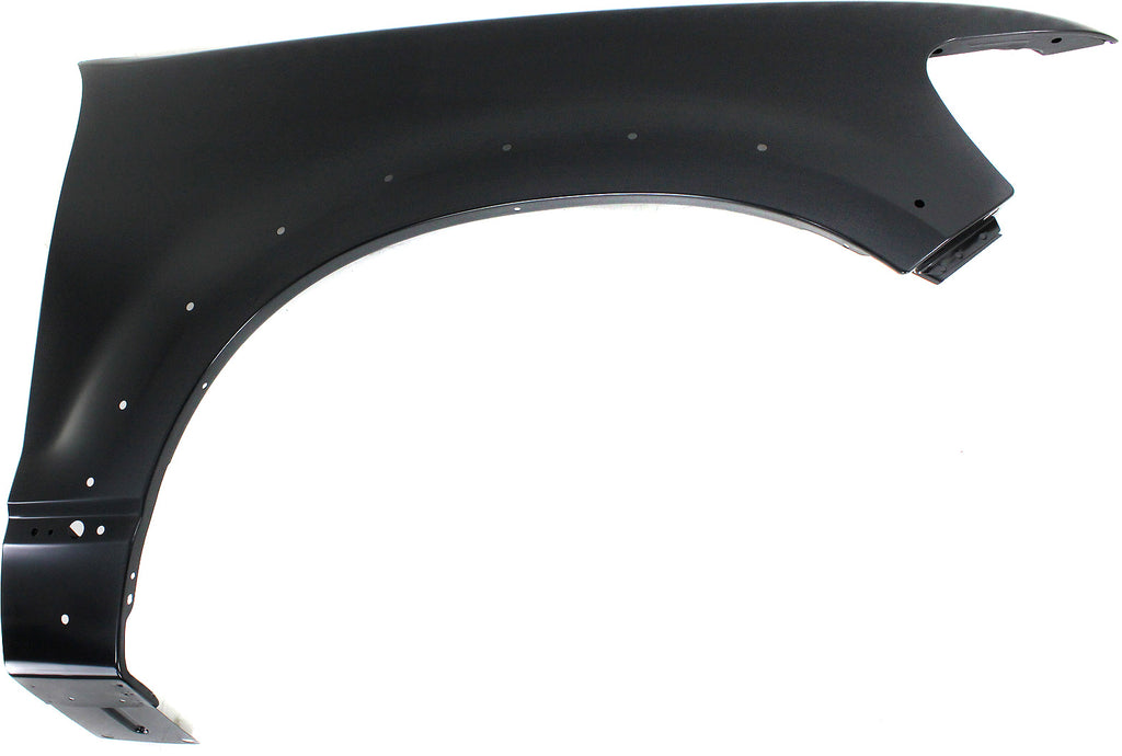 EXPLORER 06-10 FRONT FENDER RH, Primed, (Exc. XLS Model), w/ Wheel Opening Molding Holes - CAPA
