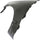 EXPEDITION/NAVIGATOR 07-17 FRONT FENDER LH, Primed, w/ Wheel Opening Molding Holes