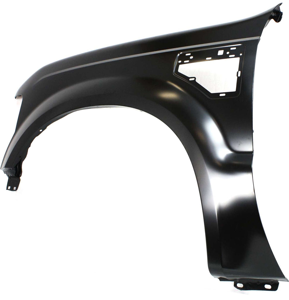 F-250/F-350 SUPER DUTY 08-10 FRONT FENDER LH, Primed, w/o Wheel Opening Molding Holes