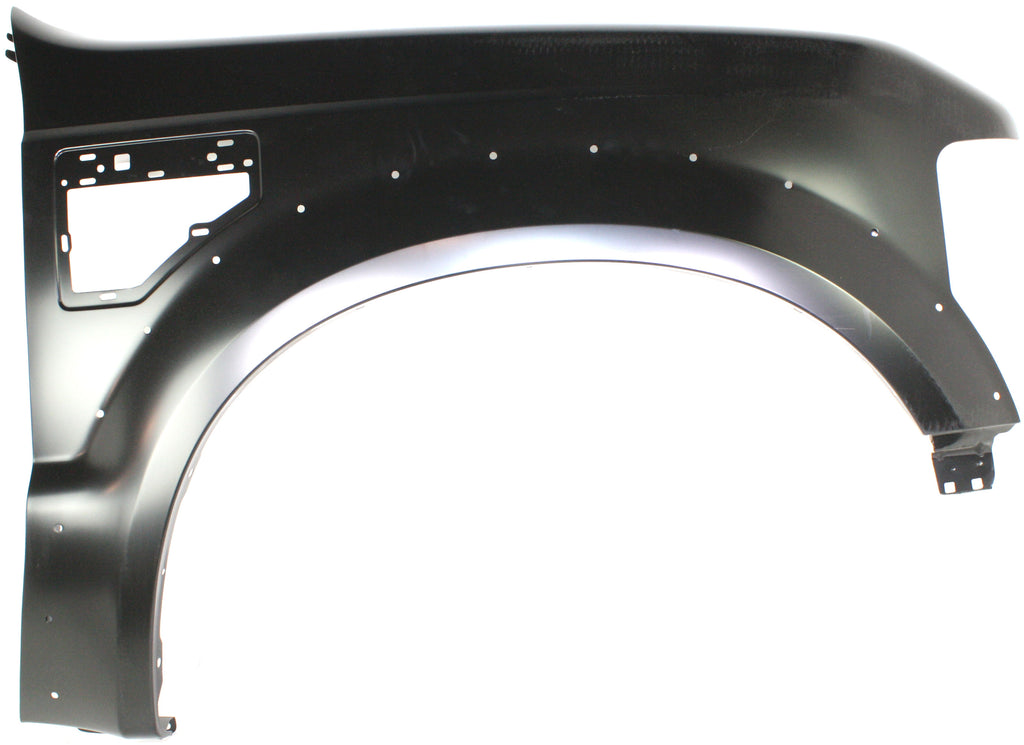 F-450/F-550 SUPER DUTY 08-10 FRONT FENDER RH, Primed, w/ Wheel Opening Molding Holes