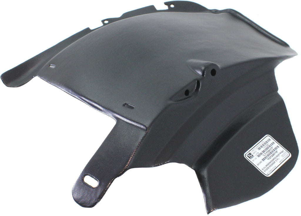 EXPLORER/MOUNTAINEER 02-05 FRONT FENDER LINER LH, Front Section, w/ Wheel Opening Mldgs