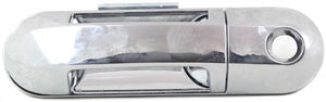EXPLORER/MOUNTAINEER 02-10 FRONT EXTERIOR DOOR HANDLE LH, All Chrome, w/ Keyhole