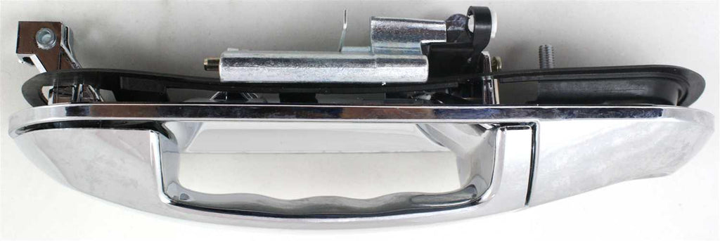 EXPLORER/MOUNTAINEER 02-10 FRONT EXTERIOR DOOR HANDLE LH, All Chrome, w/ Keyhole