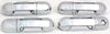 EXPLORER/MOUNTAINEER 02-10 FRONT EXTERIOR DOOR HANDLE RH=LH, All Chrome, One Set (4 PCS)(andREAR)