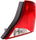 FOCUS 03-04 TAIL LAMP RH, Lens and Housing, Black Interior, 4-Door, Sedan