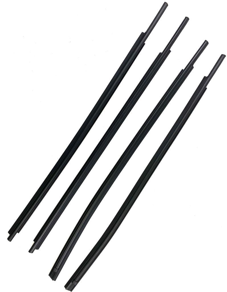 Outer Belt Weatherstrip 4 pc Kit- Front & Rear
