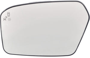 FUSION 10-12 MIRROR GLASS LH, Heated, w/o Turn Signal and Backing Plate, w/ BLIS