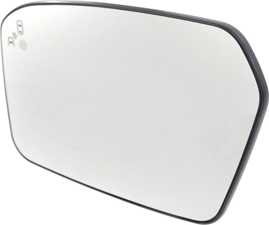 FUSION 10-12 MIRROR GLASS LH, Heated, w/o Turn Signal and Backing Plate, w/ BLIS