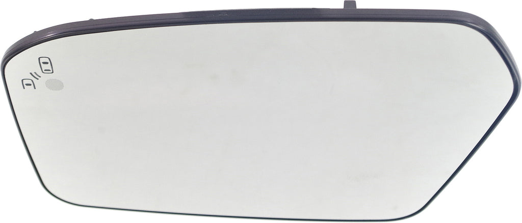 FUSION 10-12 MIRROR GLASS LH, Heated, w/o Turn Signal and Backing Plate, w/ BLIS